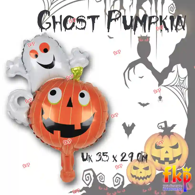 Mini Ghost Pumpkin